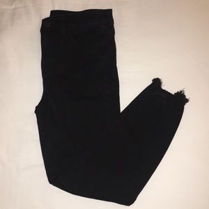 Distressed American Eagle black jeans